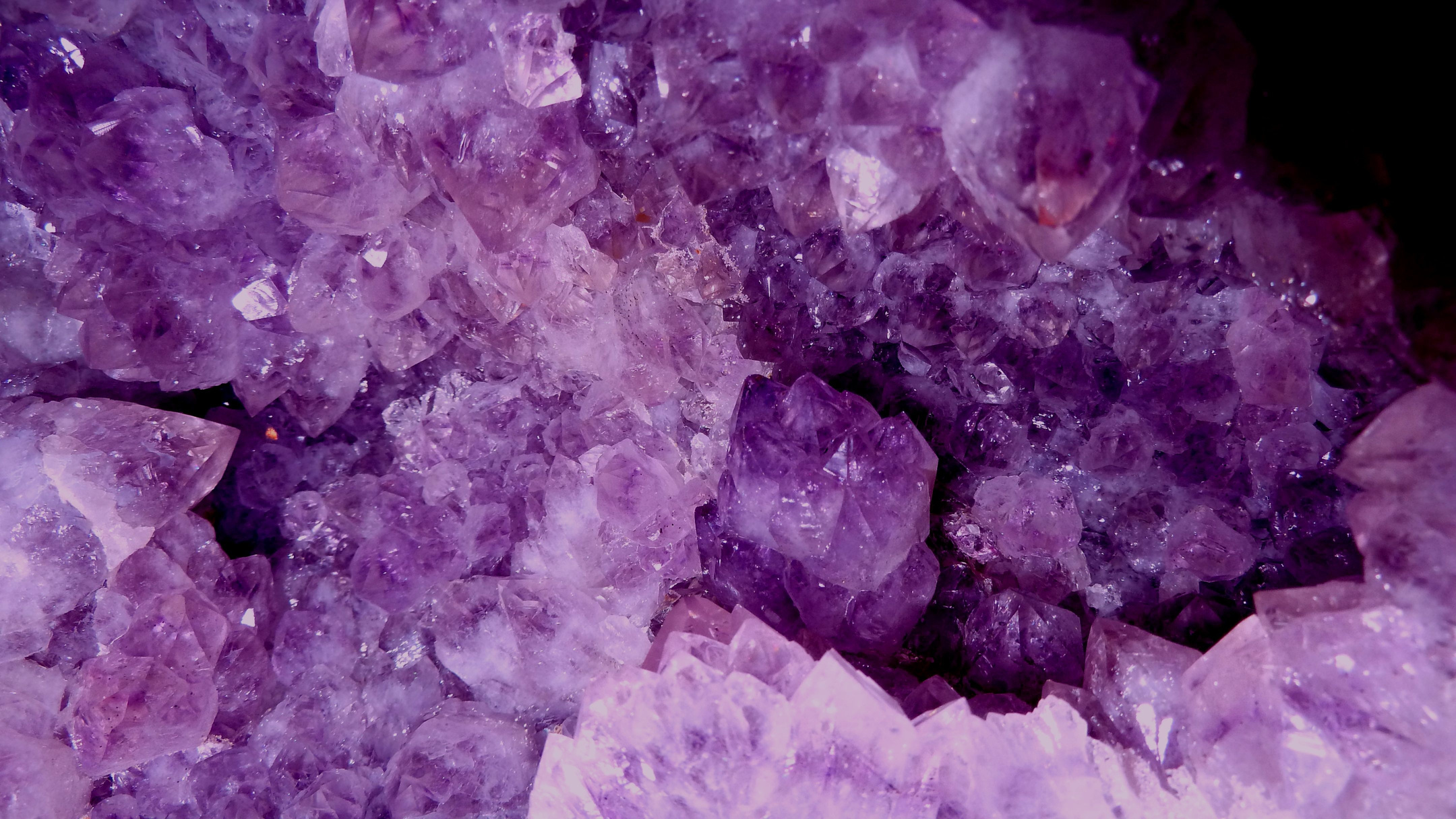 Details of an Amethyst Crystal